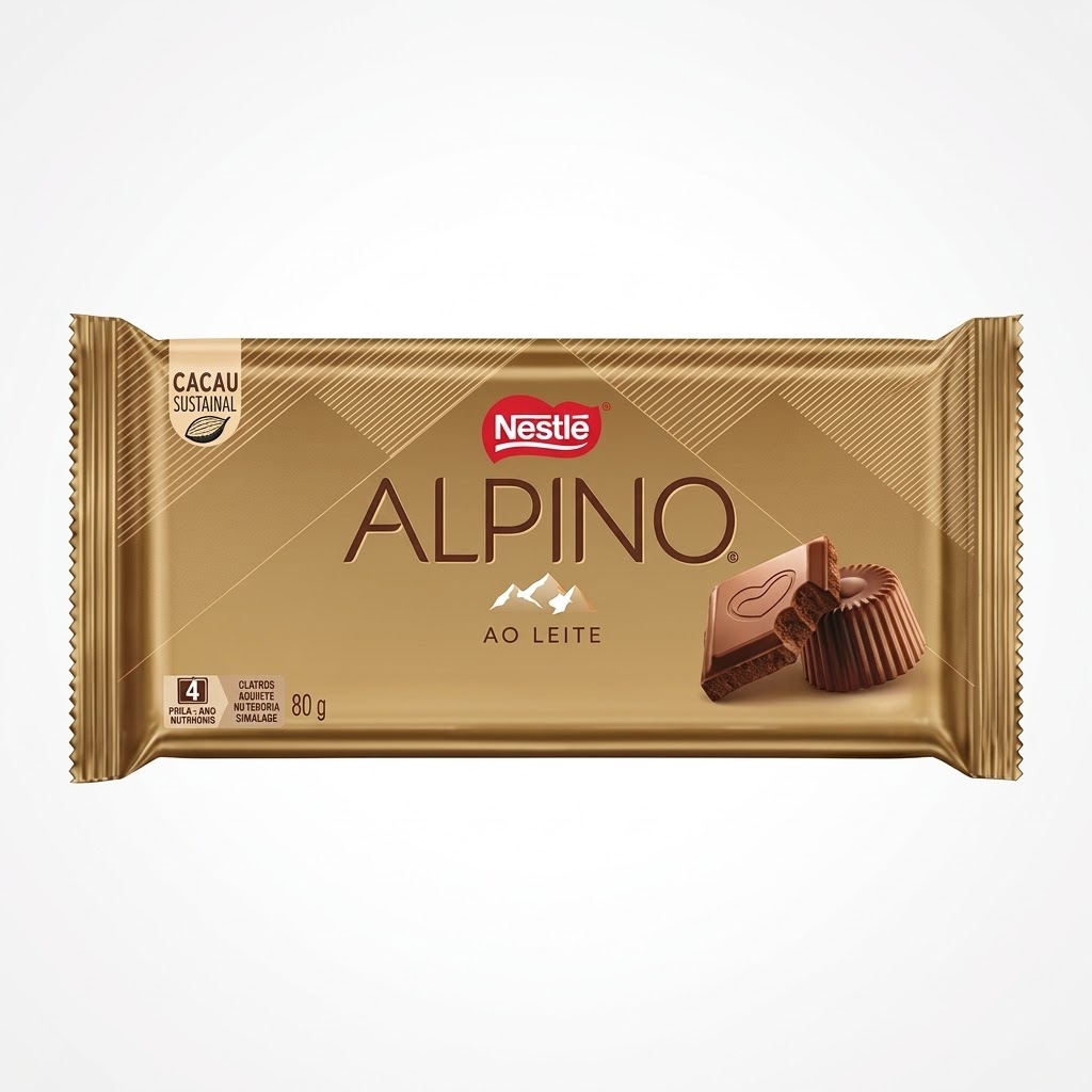 NESTLE TABLETE ALPINO AO LEITE 80G
